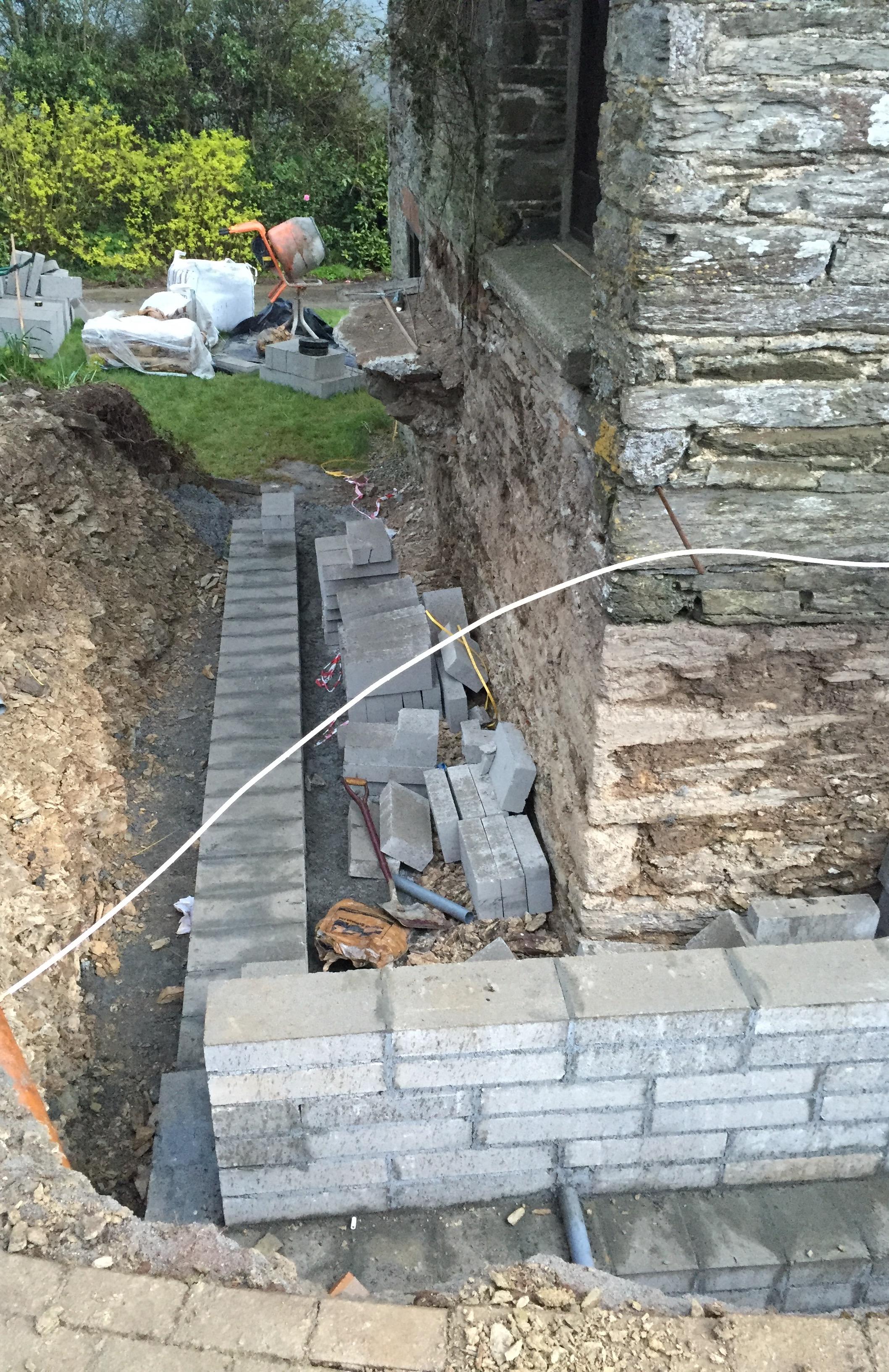 groundworks liskeard wall diggers