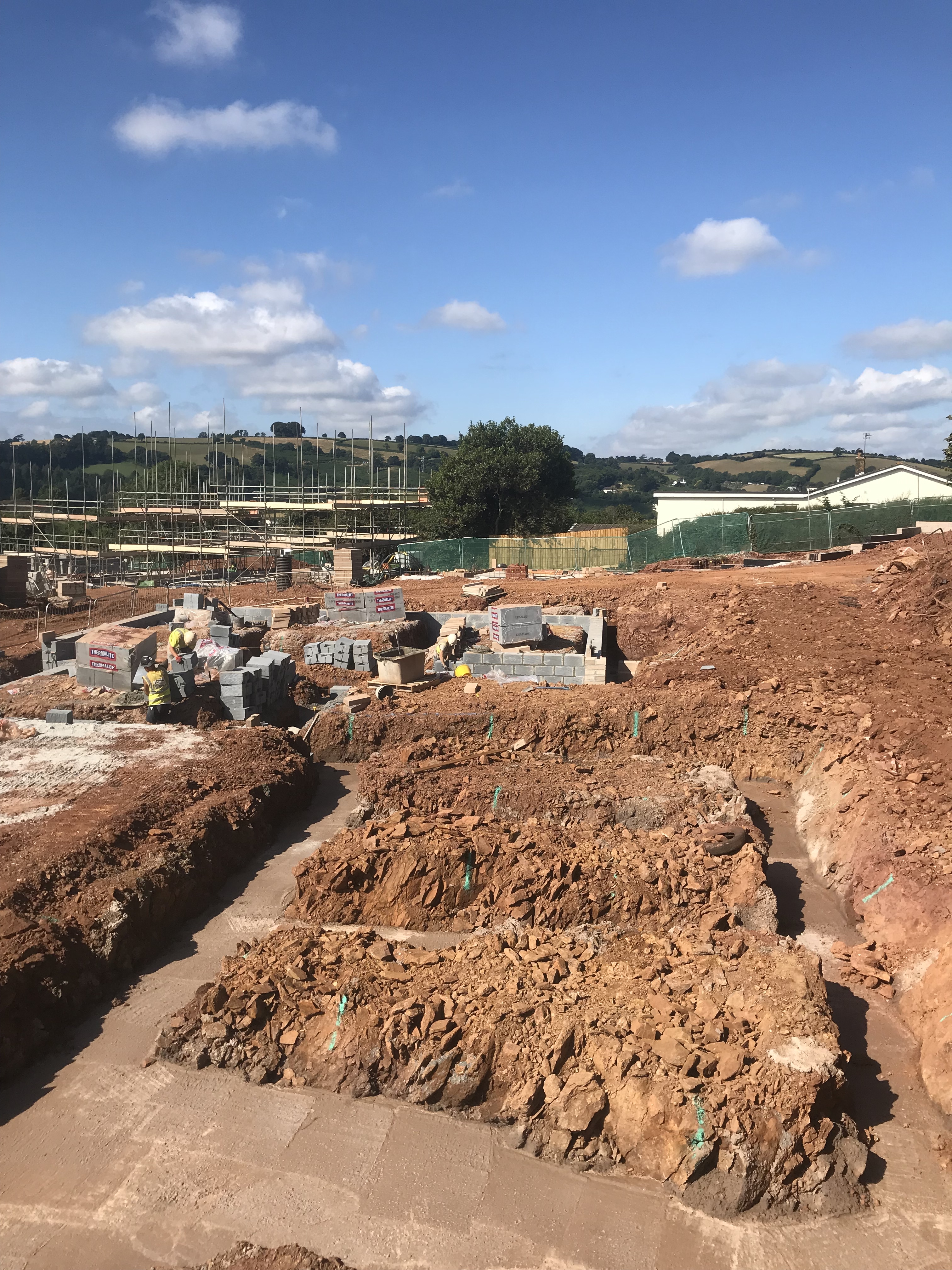 groundworks, excavation, water drainage work