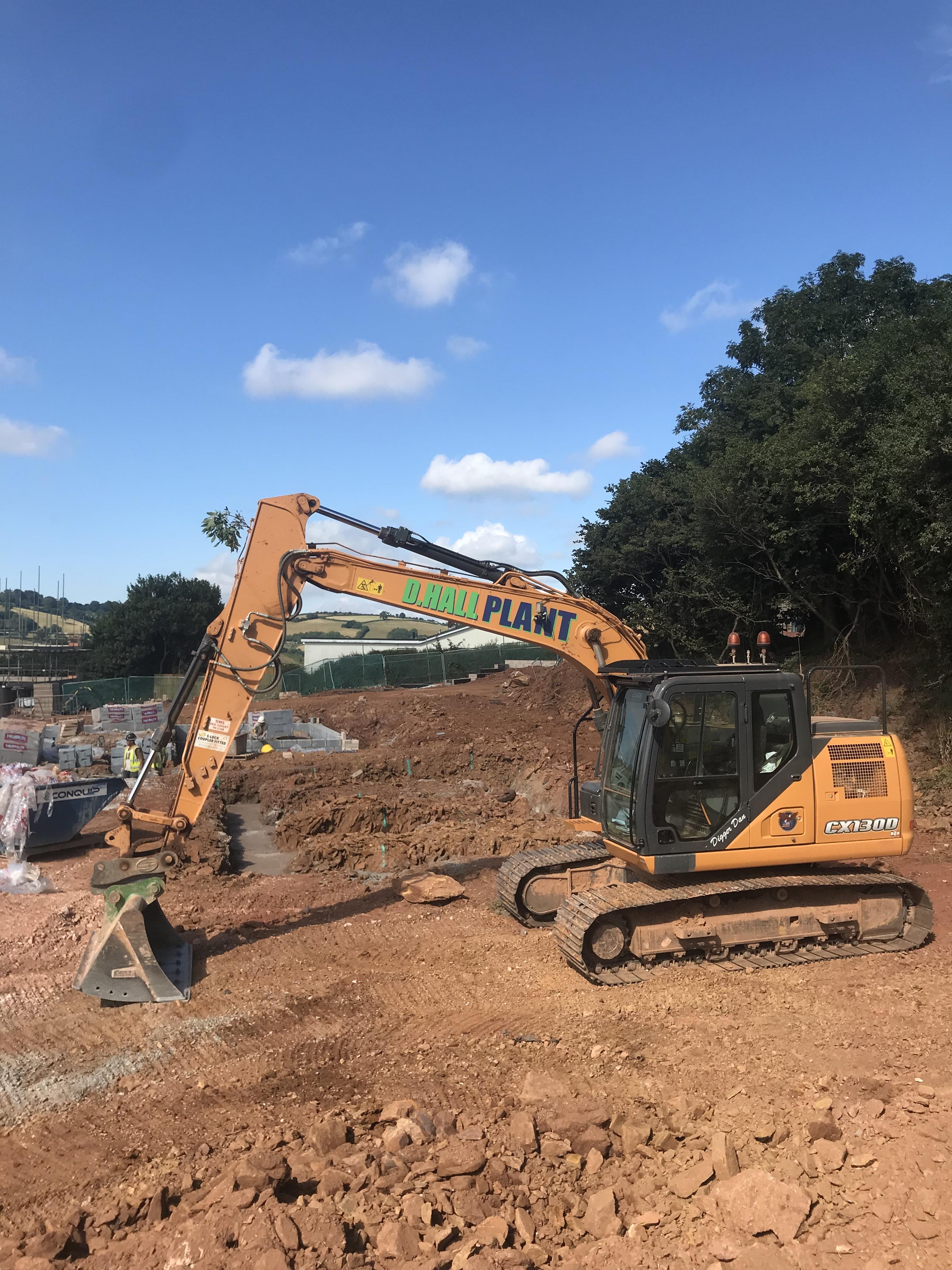 groundworks, excavation, concrete totnes