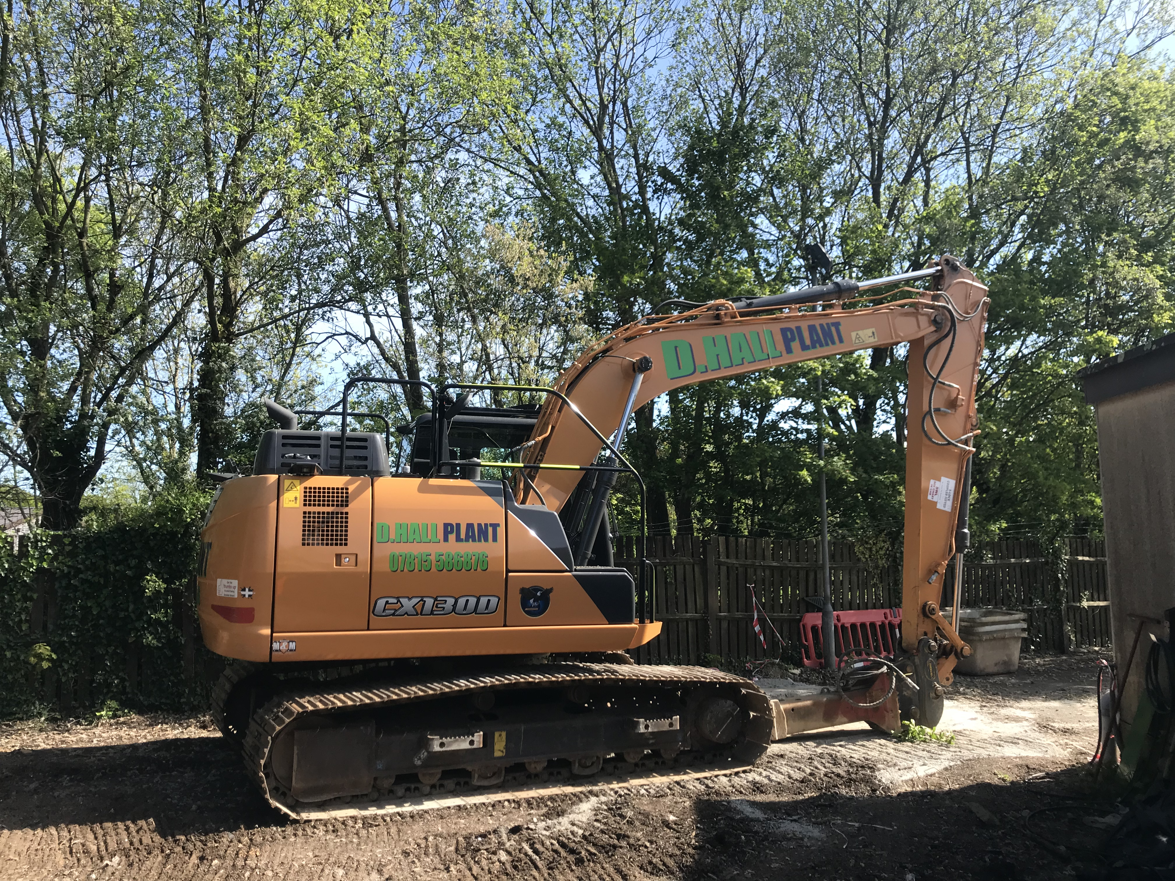 13Tonne Excavator groundworks in Devon