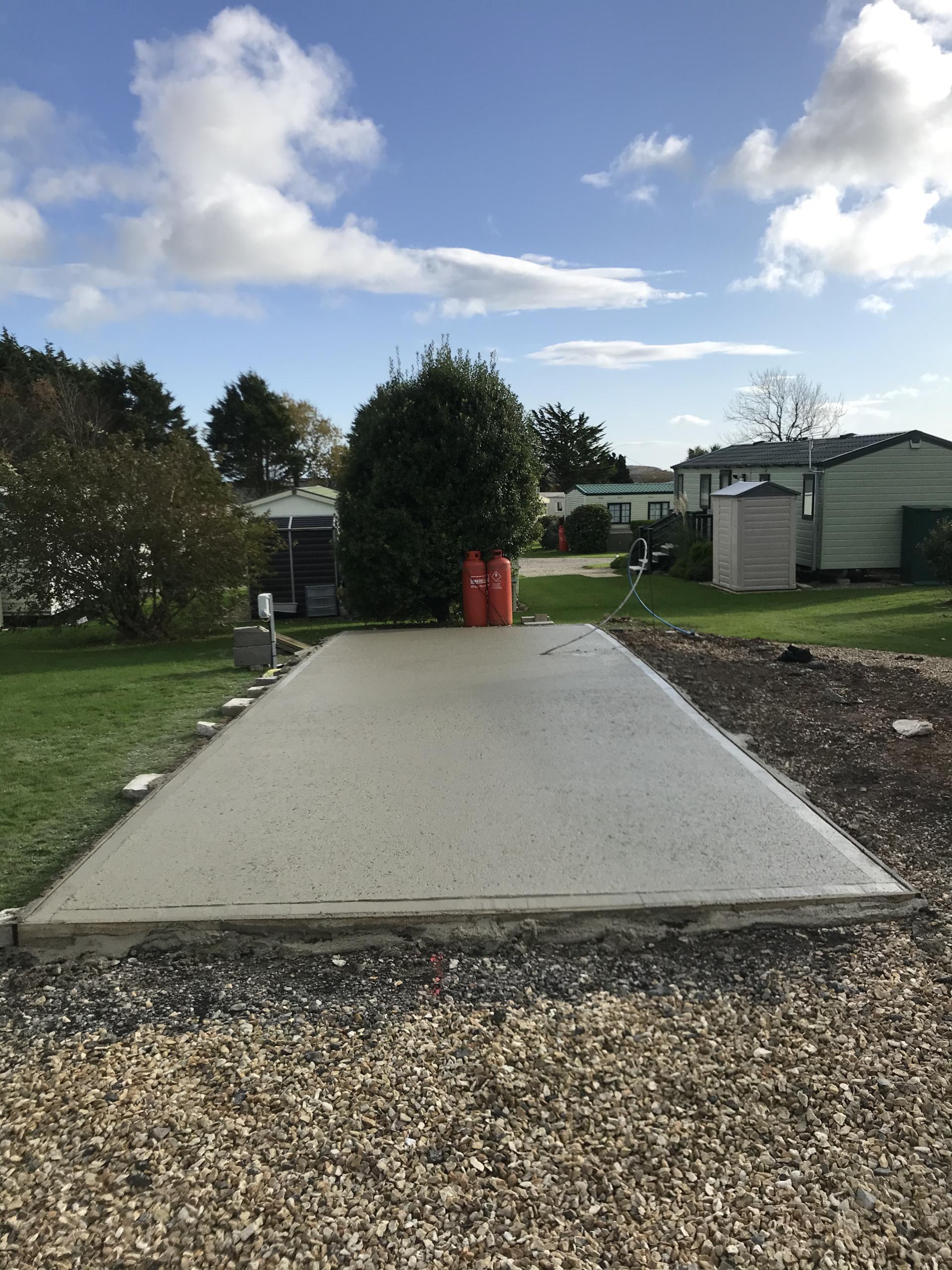 concrete base groundworks in cornwall