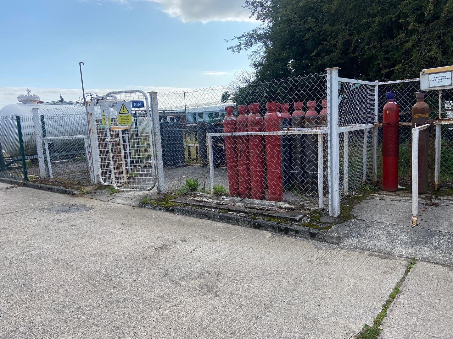 Gas Bottle Storage Compound - Plymouth, Devon