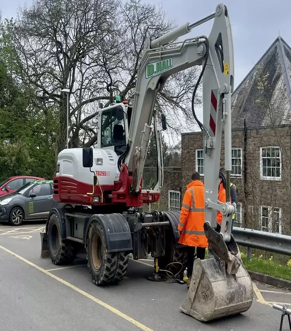 large ground digger cornwall